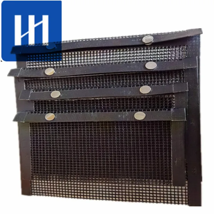 Многоразовая антипригарная сетка из стекловолокна с покрытием из ПТФЭ для барбекю и гриля, Сетчатая Сумка