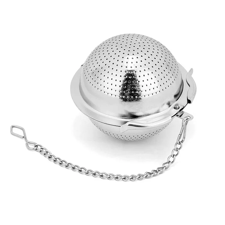 Wholesale 45mm 50mm Stainless Steel Ball Tea Infuser Filter Diffuser Tea Strainer