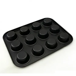 CHEFMADE Baking Tools Non-Stick 12 Cavities Muffin Pan Molds Bakeware Nonstick Muffin Baking Pan 12 Cup Mini Muffin Pan
