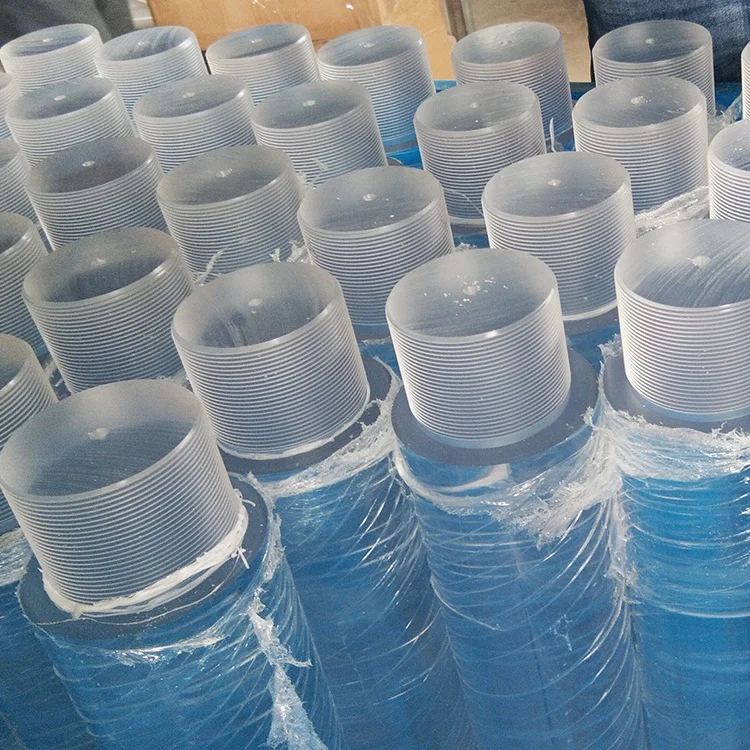 Yishun factory custom lathe thread machining clear  pmma plastic acrylic rod for construction columns decorative design