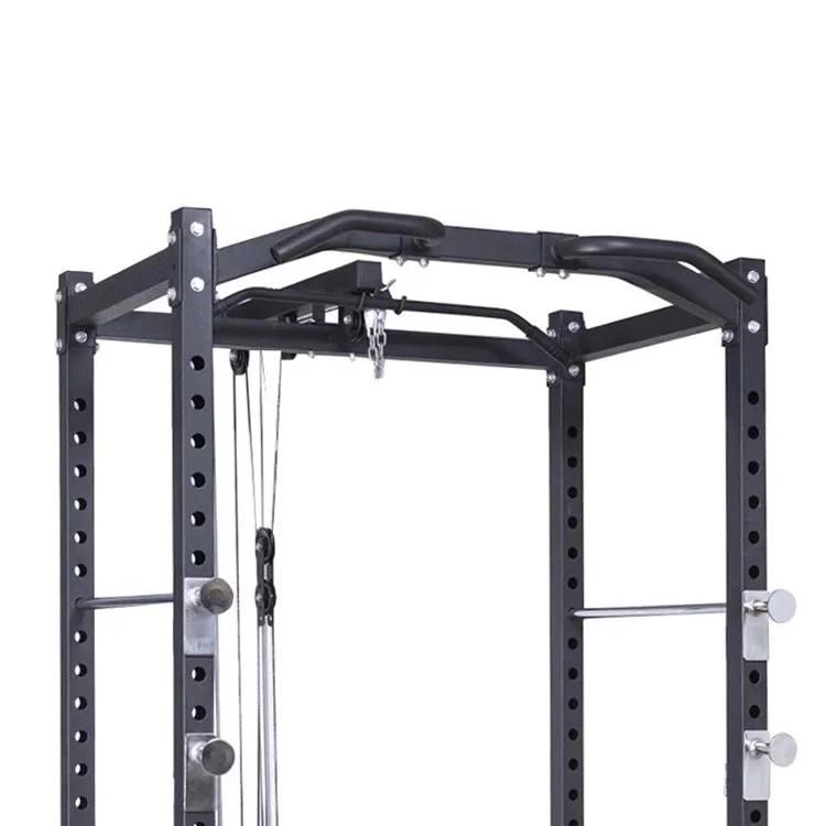 Linefar Fitness Multifunctional Squat Power Rack Frame Fitness Power Cage Training Equipment