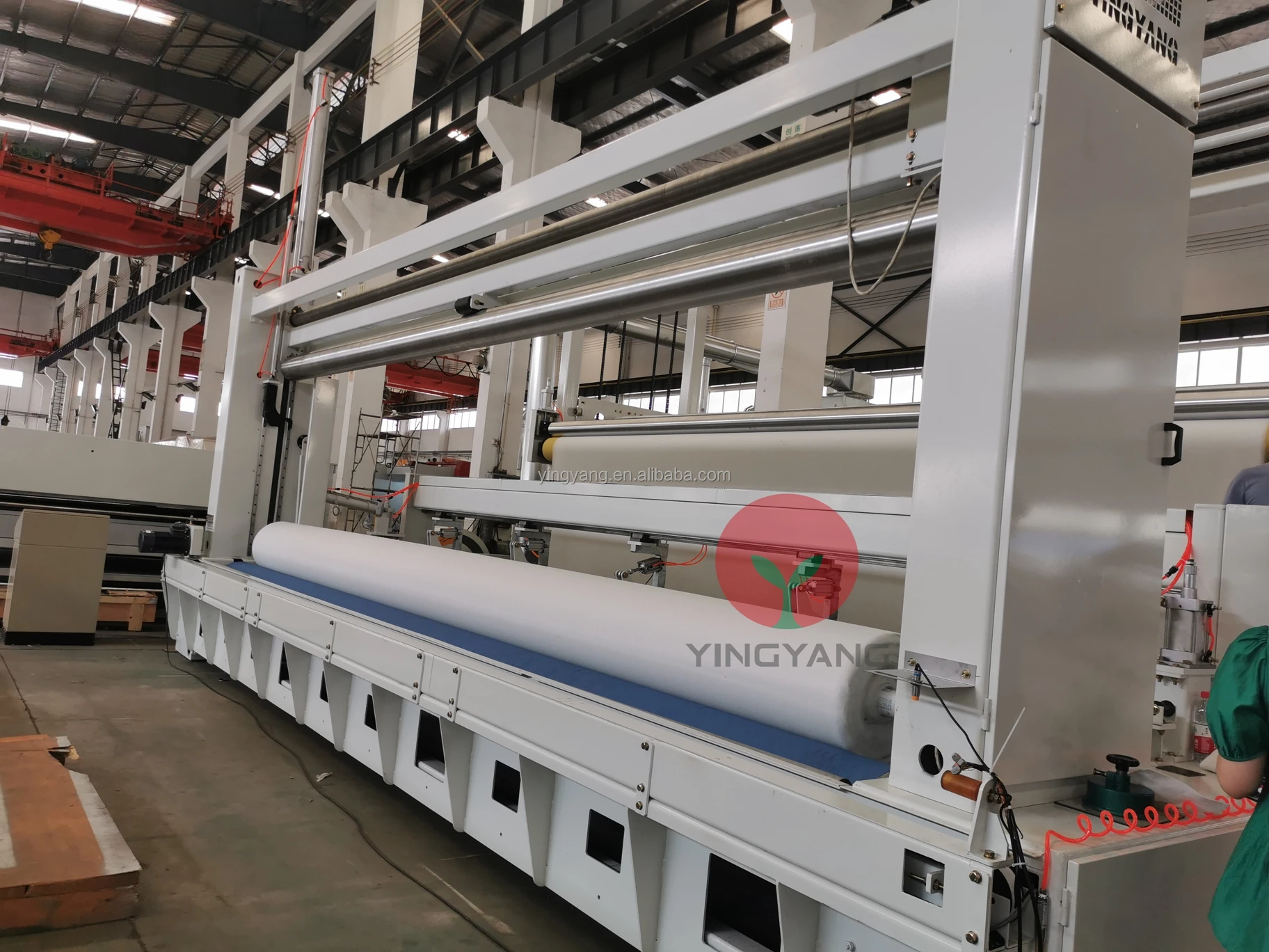 Высокоскоростная иглопробивная Линия для производства геотекстиля игольчатый ткацкий станок YING YANG