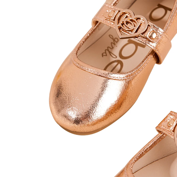 Новинка 2020, прекрасная обувь принцессы для девочек, оптовая продажа детской обуви, розовое золото, детская обувь