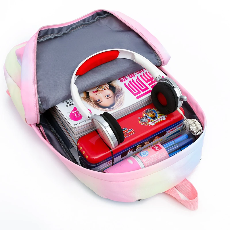 New school bag factory custom wholesale durable nursery school bag 3sets backpack insulated  lunch bag set for children