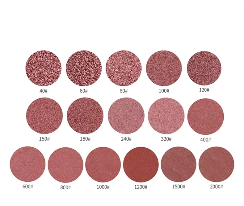 Direct Sale Manufacturer Self-Adhesive Flocking Sand disc Aluminum Oxide Silicon Carbide Wood SANDING Flapping Abrasives