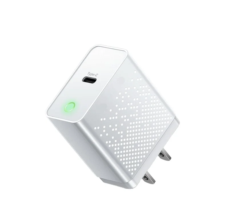 ETL FCC CE Dual Ports LED Light  PD 18W 20W USB C Port Type C PD20W Cell Phone Fast Charger 5V 3A AC Power Adapter