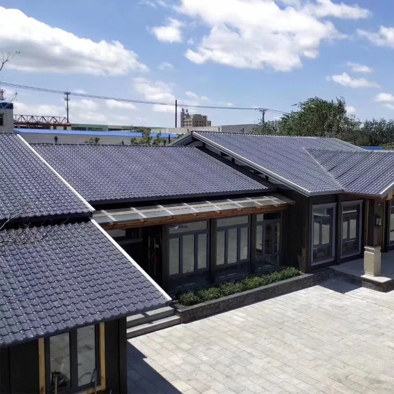 Modern Customized Pvc Roofing Sheet Good Price Plastic Asa Pvc Synthetic Resin Roof Tiles