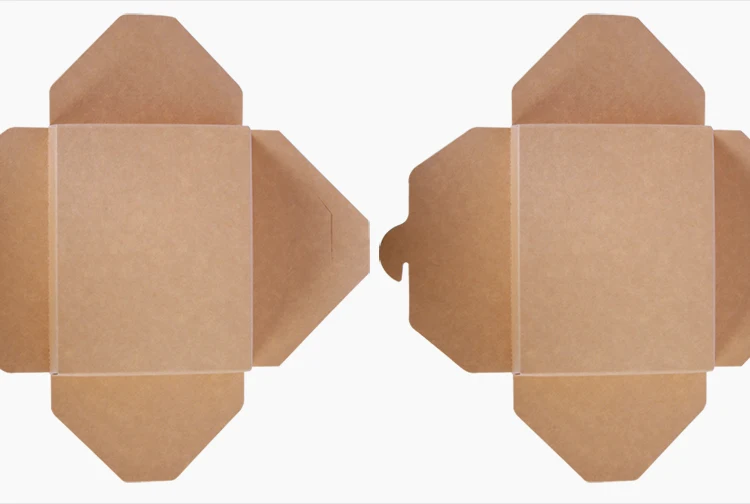 Custom Disposable kraft Paper Packaging Fast Food Takeout To Go  Box