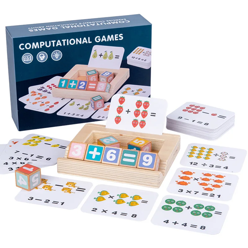 Wooden Alphabet Letters Cubes Wood Square Big English ABC Blocks Toddlers Baby Montessori Learning Educational Toys
