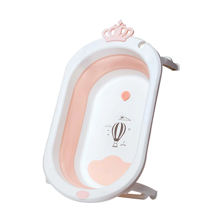 Latest Design Bath tub with Crown Foldable portable baby Bathtub