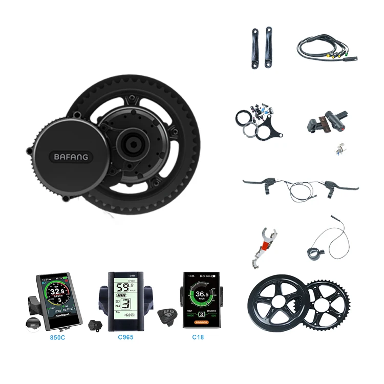500w Bafang Electric Bicycle Motor Bbs02b Mid Drive Bike Kit Eu