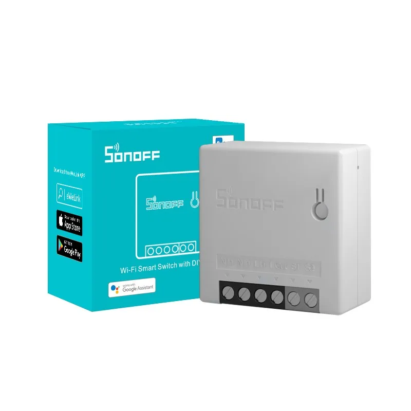 Интеллектуальный выключатель света SONOFF мини R2 10A экшн-камера с Wi-Fi подключением Сделай Сам интеллектуальный Модуль охранной сигнализации умный дом беспроводной двусторонний переключатели Ewelink Alexa Google