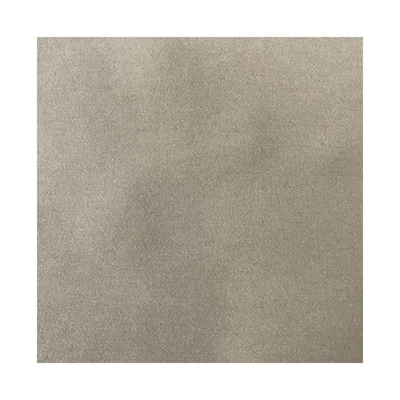 New Design Low Moq Durable Camel Color Solid 100% Polyester Knit Blend Fabric 100% polyester fabric For Garment