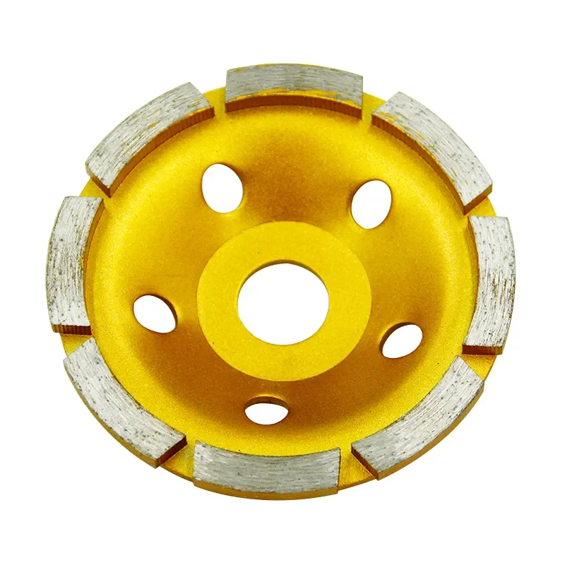 Electroplated diamond grinding wheel cup for concrete and grantited used in refractory stone