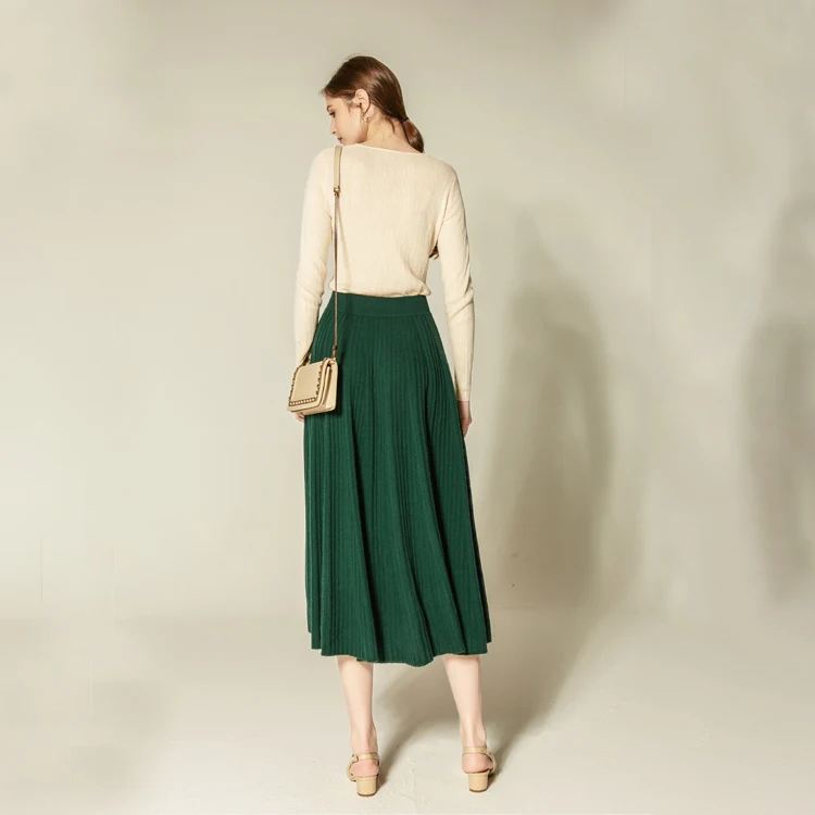 Hot selling Custom women sexy women solid color long pencil maxi skirt