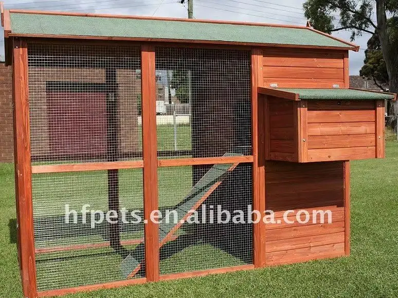 Large Cheap Outdoor Pet Hen House Chicken Cage Wooden Chicken Coops With Running Cage