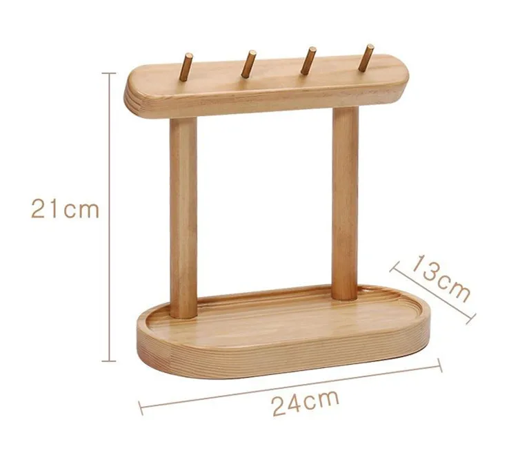 Desktop organizer Key mobile phone watch docking station coffee cup rack