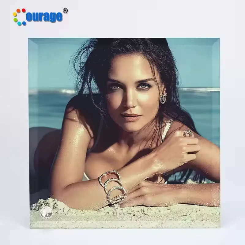 High Quality Glass Personalized Design Sublimation Glass Photo Frames BL-25