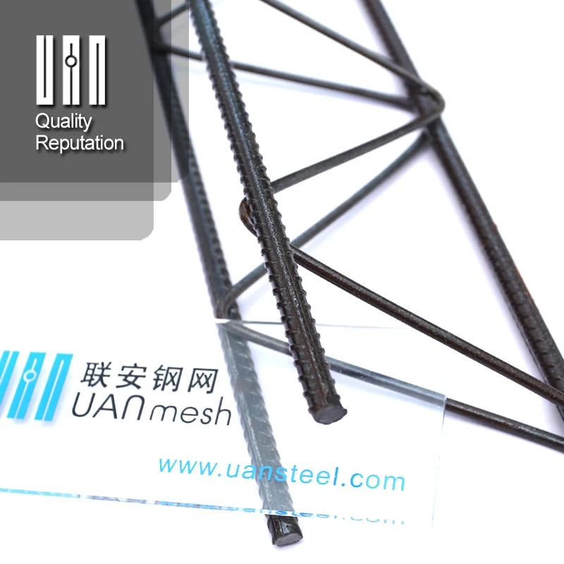 Стальная конструкция фермы с арматурой из сварной решетчатой проволоки