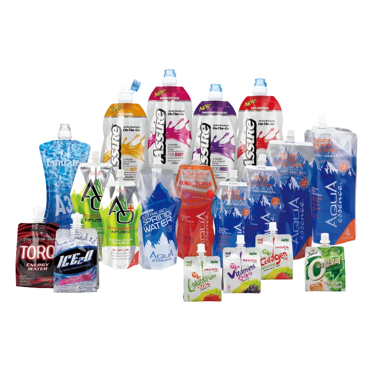 Plastic Food Grade Soup Packaging Bag, Retort Pouch Soup And Sauce Packaging plastic spouted juice drink pouch with straw