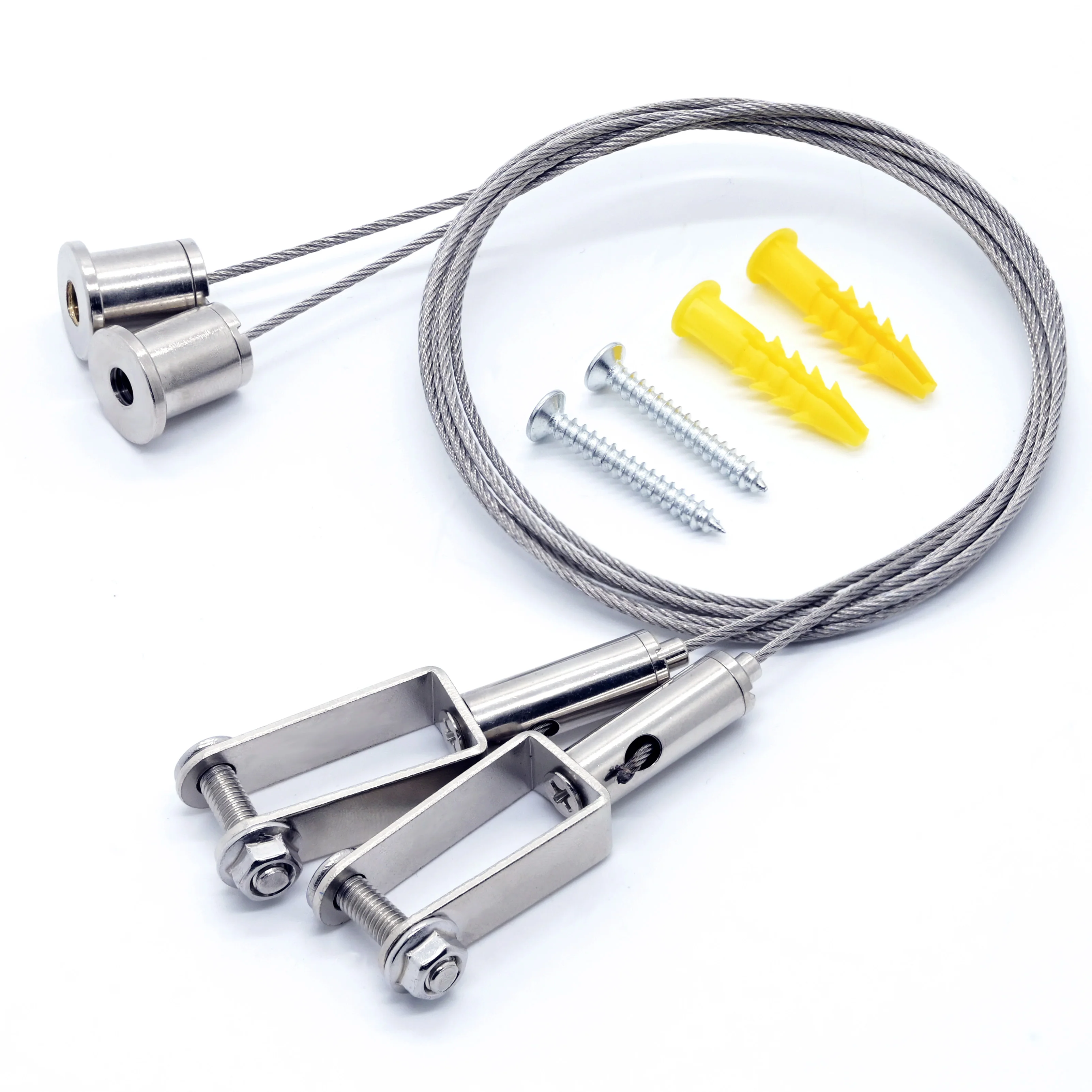 Hot sale high quality adjustable track lighting panel systems cable gripper ceiling LED lighting bracket cable