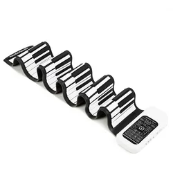 XS4501 88 Keys Flexible Silicone Roll Up Piano Folding Electronic Keyboard for Student