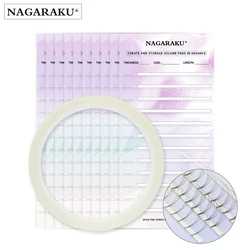 NAGARAKU оптовая продажа ресниц для наращивания объем вентиляторы карты памяти Make Up Инструменты ненатуральные искусственные материалы готовых легкого вентилятора держатель ресницы