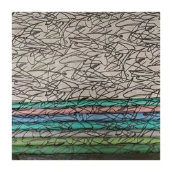 Hometextile Fabric stock Factory Wholesale Women Bib Underwear Garment Printing Fabric With Thread organza suede fabric