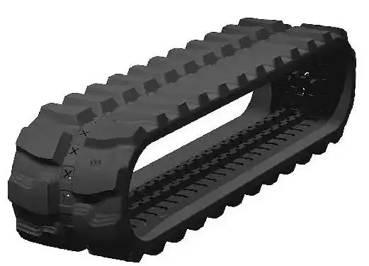 Small Atv Tracks Rubber Crawler Wheelchair Rubber Track Snow Mobile Crawler Rubber Track