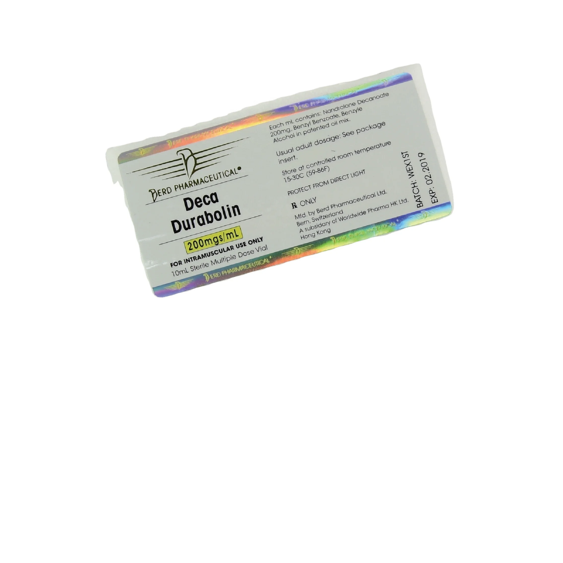 Pharma Vial Labels Pill Bottles And Labels Steroid 10 Ml Vial Labels