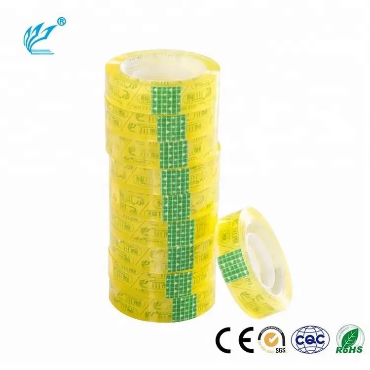 
Good Quality Crystal Clear Bopp Transparent Sealing Stationery Tape Adhesive With Good Offer 