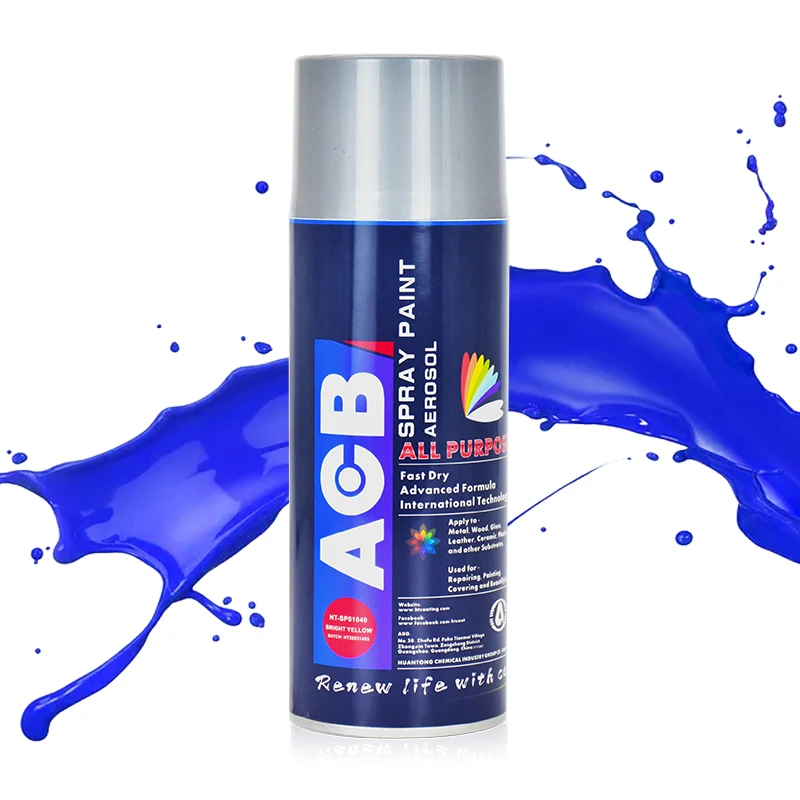 China spray paint supplier with wholesale acrylic color aerosol spray paint for hard dry surface heat resistant 270 gram 400ml
