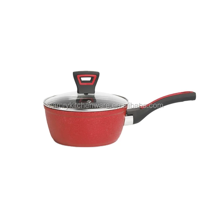 16cm Non Stick Sauce Pan Forged Aluminium Saucepot Non Stick Cookware Set with Lid