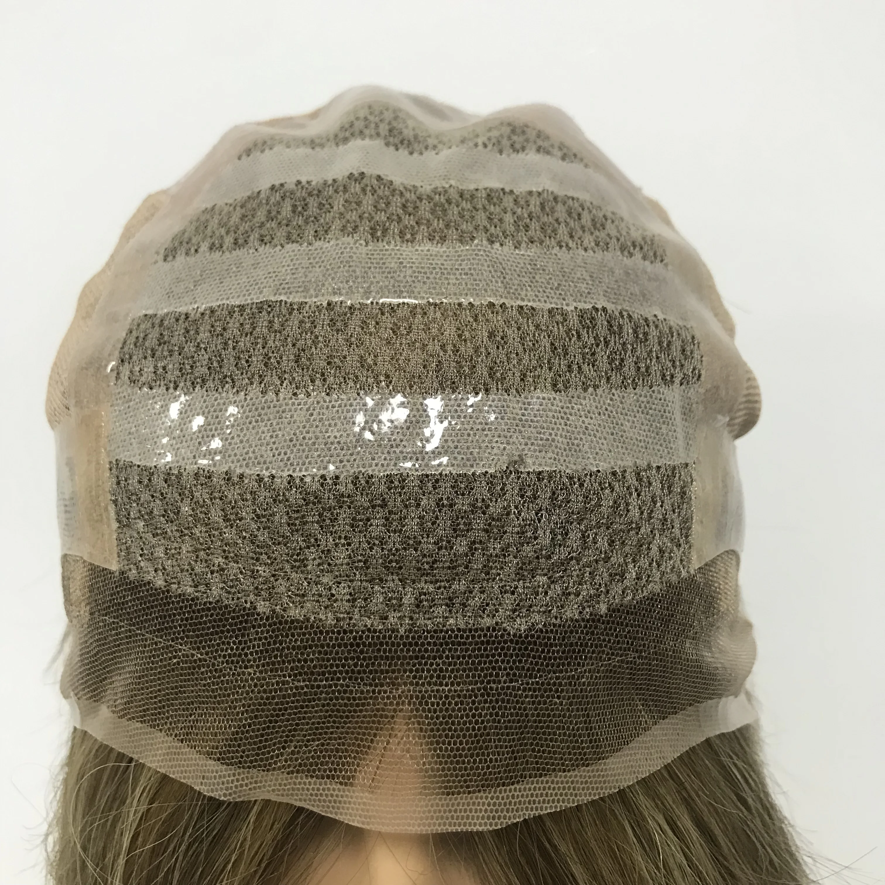 2023 Lace Silk Top Silicone Base Grade Blonde Xs Small Ombre Blond Medical Wig Human Hair For Woman For Cancer Patients Alopecia