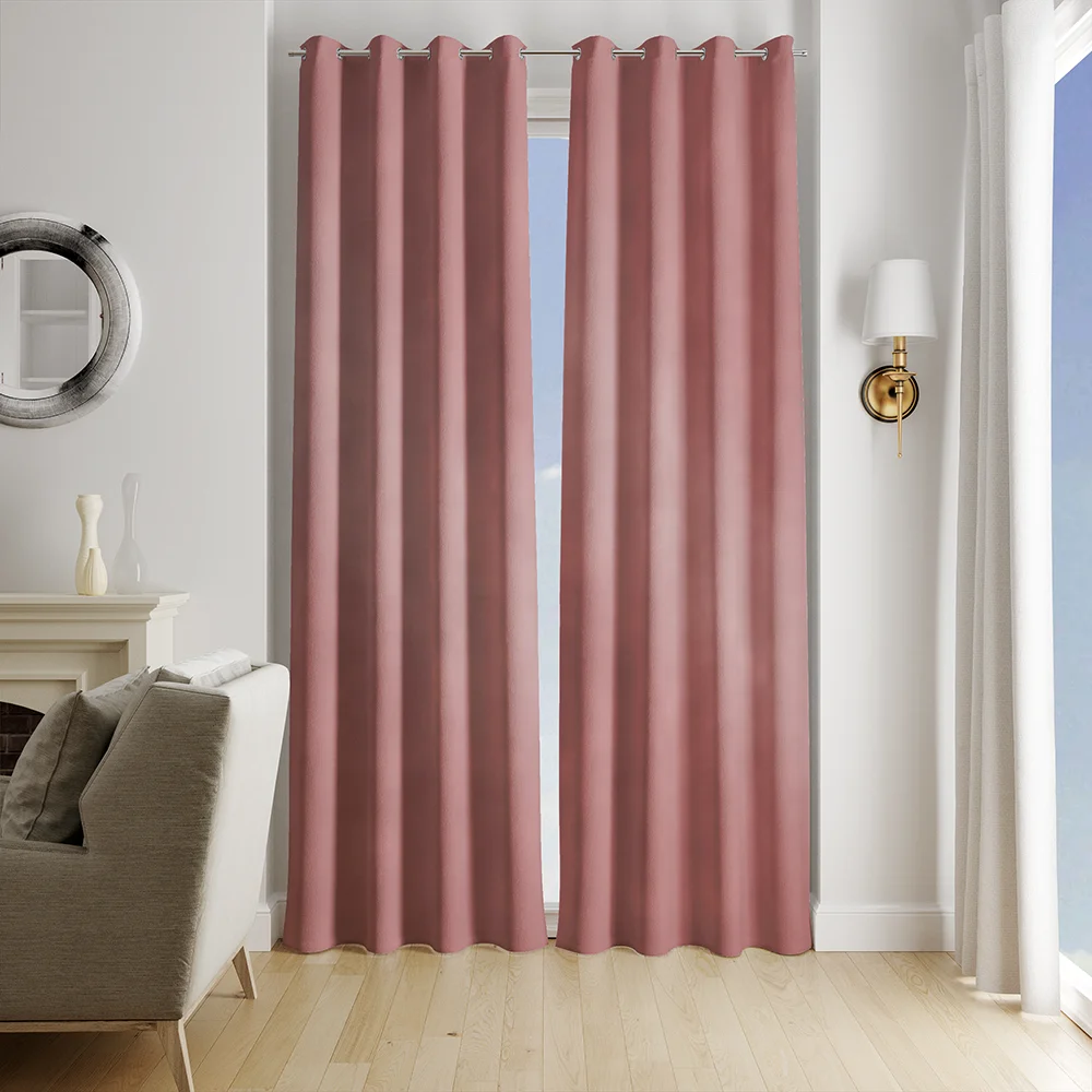 Polyester Jacquard Window Curtain Made by BSCI Factory