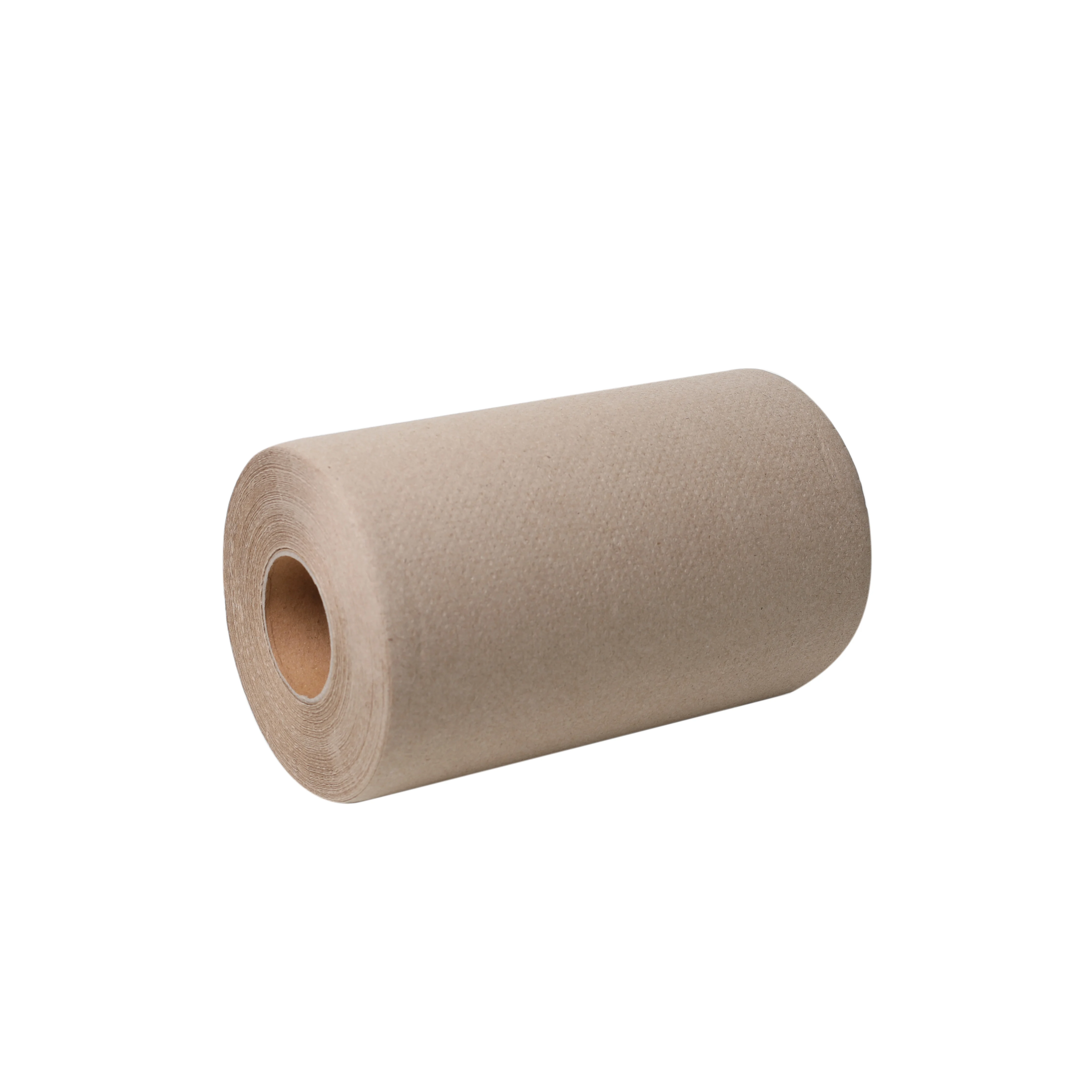 Bathroom hand towels 8'*600ft Brown Industrial Hardwound Paper Roll towel 2ply virgin