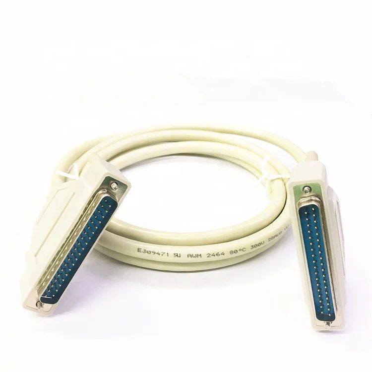 SCSI /DB/HDB 37P Male  2464 28AWG 37-core wire Becky color servo cable assembly 2M