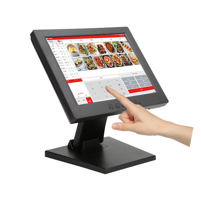 Cheap price Touch all in one pc  resistance 12 inch lcd touch screen monitor pos system
