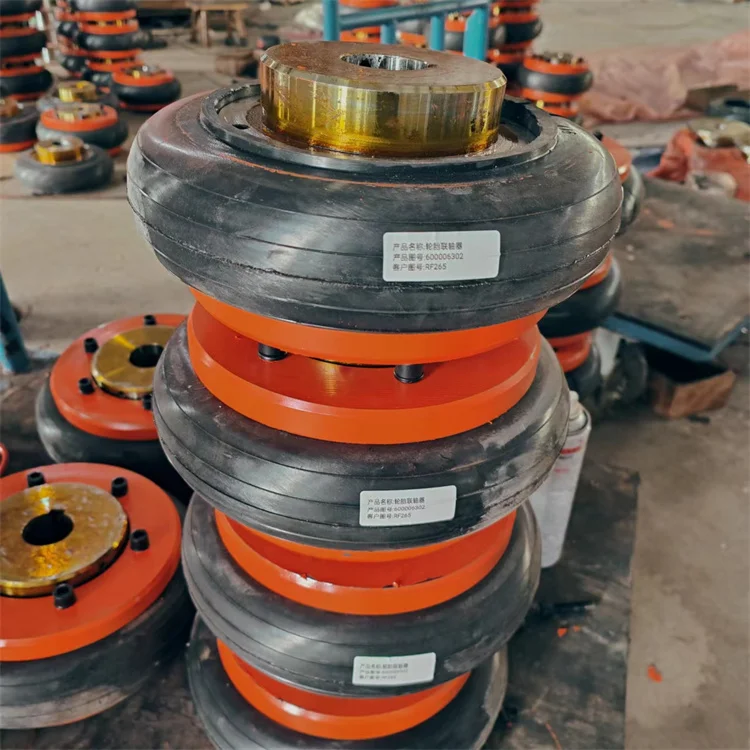 Coupling Manufacturer Tyre coupling LA6-40*100/50*112 equivalents to Fenner F type tire coupling Highly flexible for motor