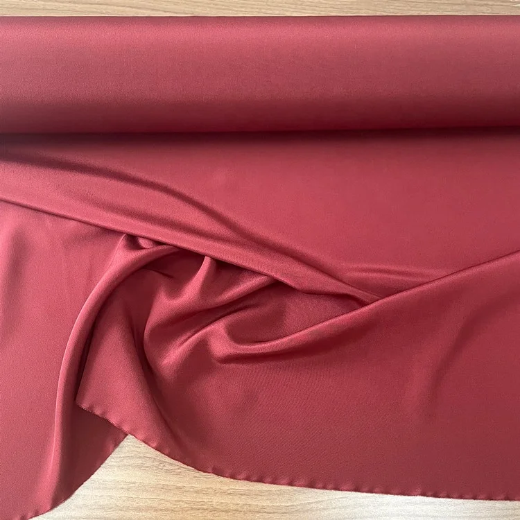 Wholesale High Quality Silk Crepe De Chine  Fabric Professional Silk Fabrics Manufacturer 100% Silk Crepe Fabric