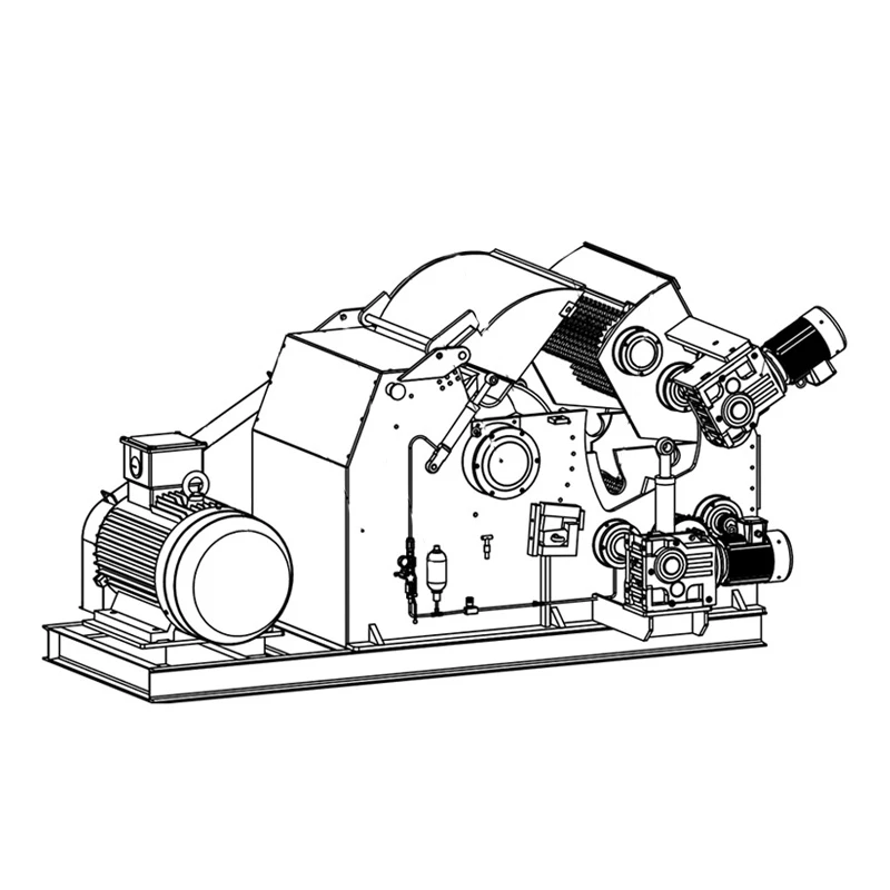 Factory Direct Whole Tree Chipper Big Tree Roots Stump Shredder Wood Root Crusher Machine Stump Grinders