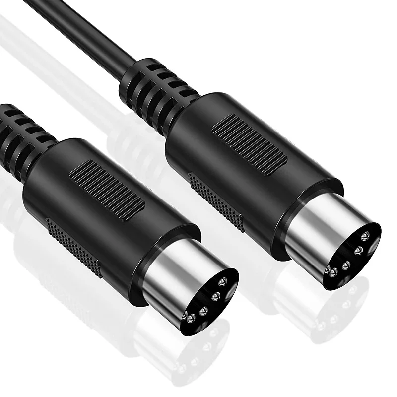 5 Pin DIN MIDI Male To 5 Pin DIN MIDI Male Extension Cable