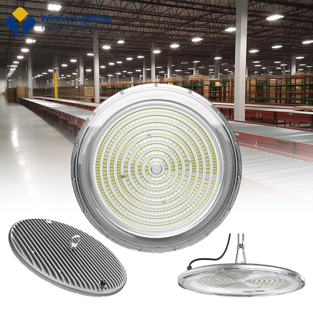 LED 100W 150W 200W High Bay Light AC220V Aluminum Case 4000K Neutral Light/6500K Cool White IP65 Waterproof Lighting Lamp