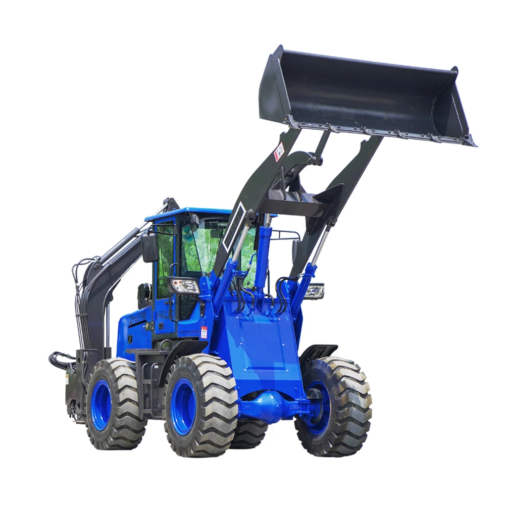1 ton Mini Backhoe Wheel Loader with cheapest price in Chile