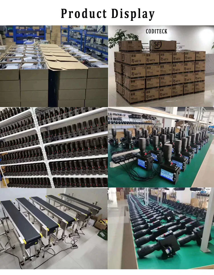 Coditeck adjustable speed inkjet printer conveyor belt