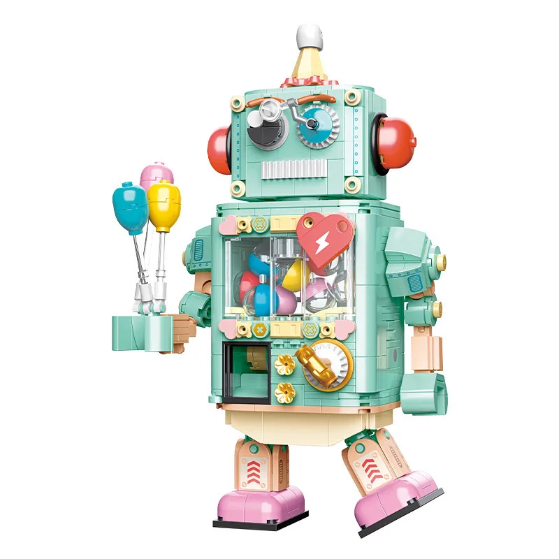 JAKI 8218 Cashapon машина Робот строительные блоки JK Maker поп-игры серии кубики игрушка для детей Рождественский подарок