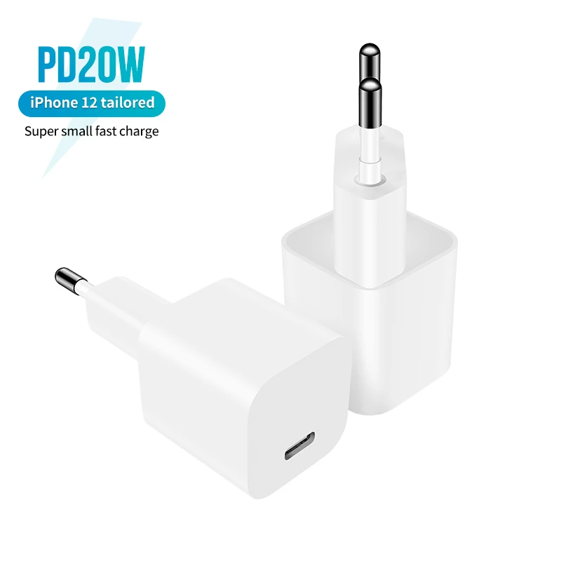 Hot Selling PD 20W USB C Wall Quick Charger Adapter Type C Fast Charger for Mobile phone
