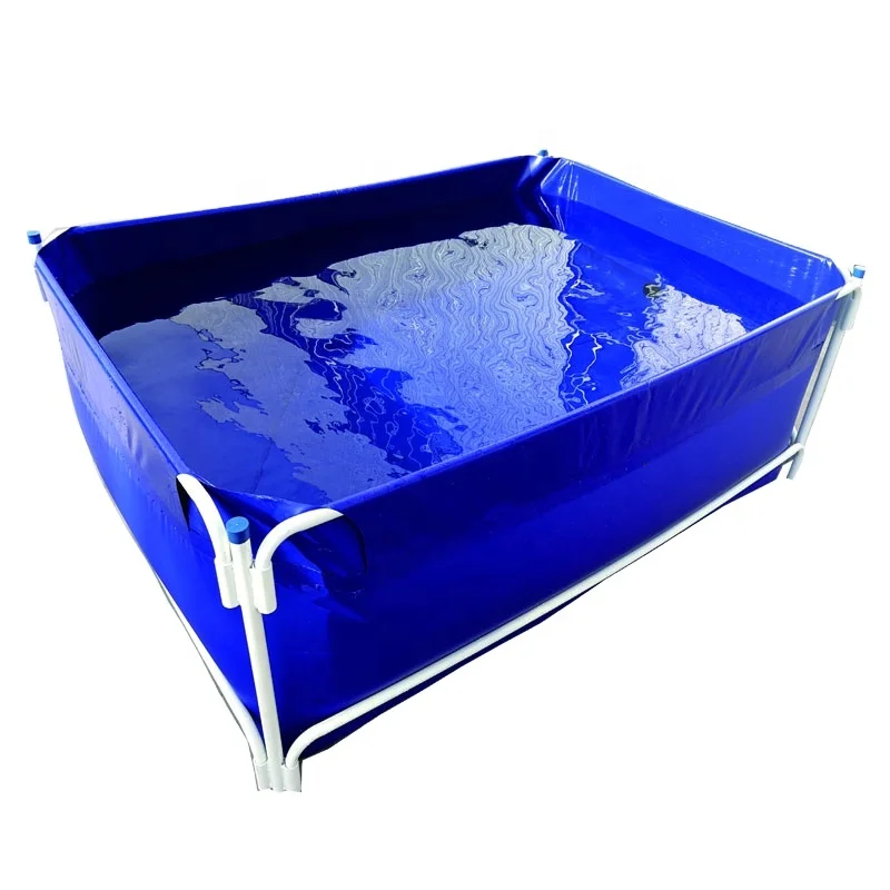 Водонепроницаемая ПВХ Брезентовая круглая Складная ПВХ рыбоводческая аквакультуры оборудование для аквариума