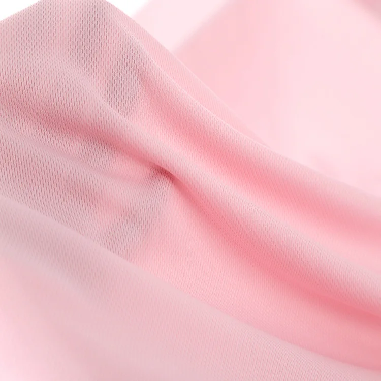 hot sale china 75d 100 polyester sport fabric knit breathable bird eye mesh Sportswear fabric for clothes
