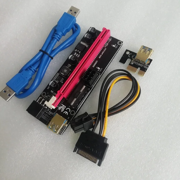  2021 последняя версия версии VER PCIE 007s 008c 008s 009s карта riser для майнинга биткоинов